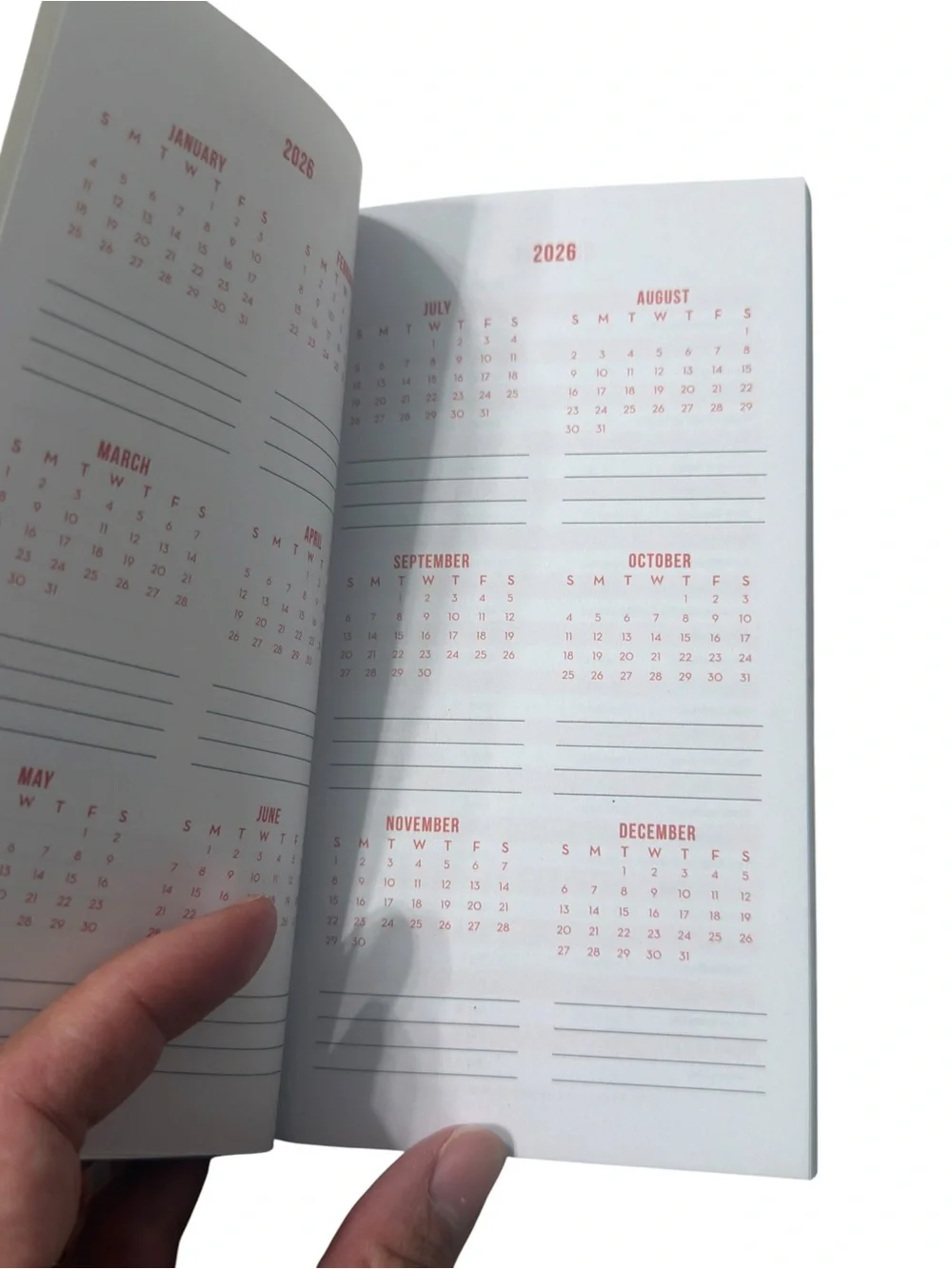 Set of 3 2026 Inspirational Monthly Mini Scripture Pocket Planners NWT